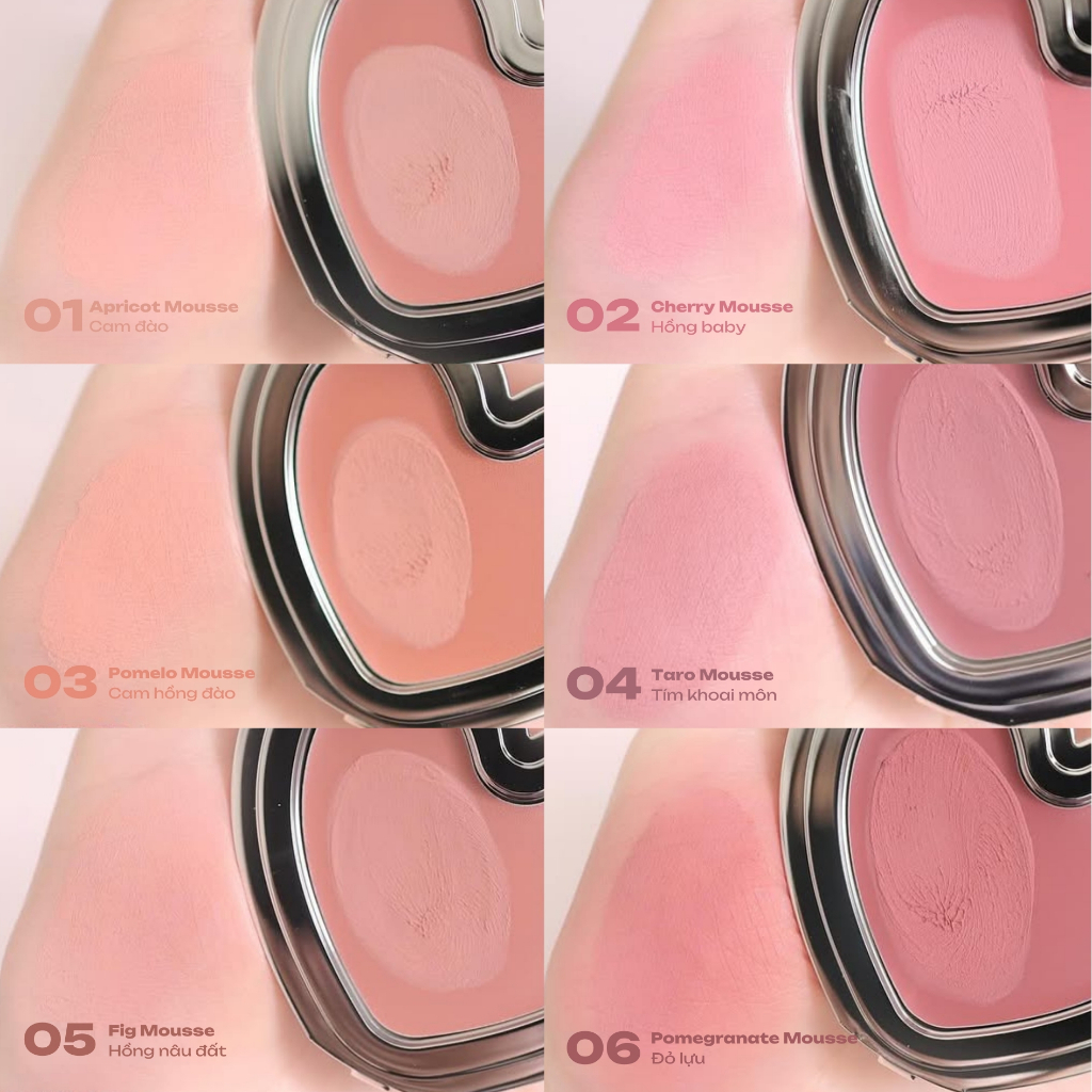 Lilybyred Má Hồng Kem Luv Beam Cheek Mousse