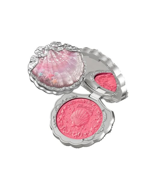 Flower Knows Má Hồng Shell Jewel Collection Silk Satin Blush - 05 Strawberry Bubble