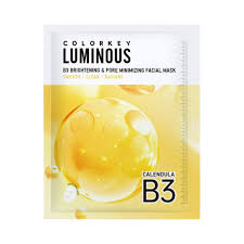Colorkey Luminous B3 Mặt Nạ Se Khít Lỗ Chân Lông Và Sáng Da