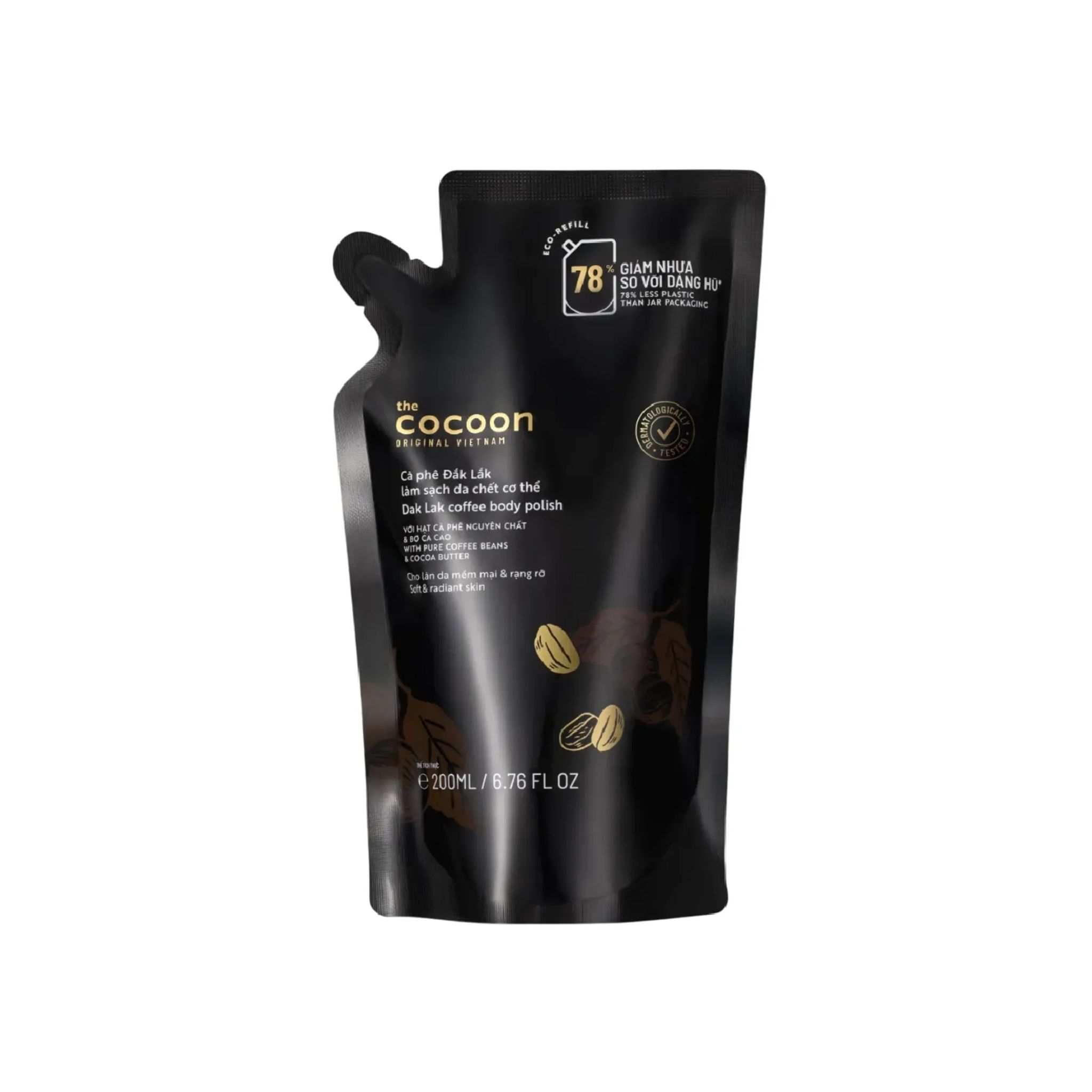 COCOON Cà Phê Đắk Lắk Làm Sạch Da Chết Cơ Thể 200ml