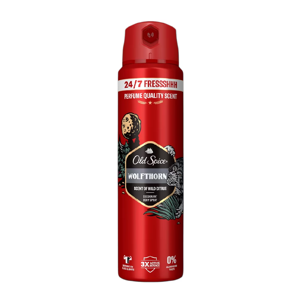 Old Spice Xịt Khử Mùi - Wolfthorn