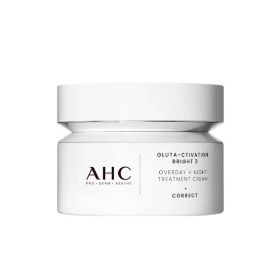 AHC Gluta Ctivation Bright 3 Kem Dưỡng Kiêm Mặt Nạ Ngủ Mờ Nám Sáng Da 50ml