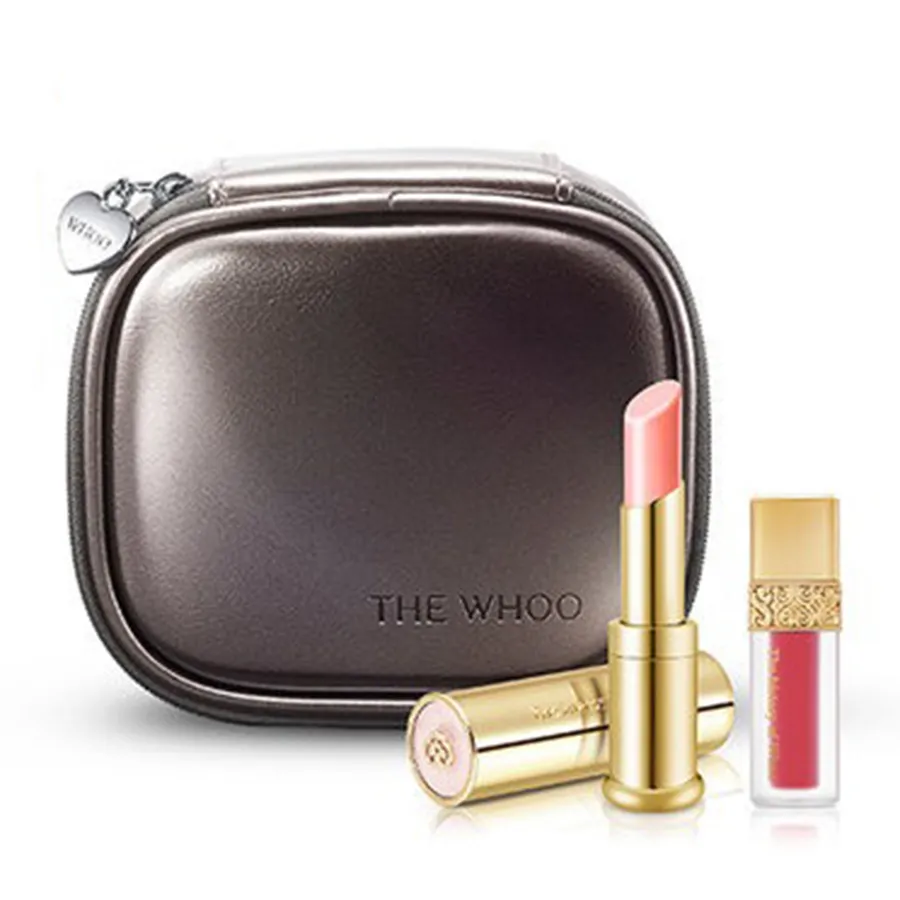 The Whoo Set Son Môi Gongjinhyang:Mi Glow Lip Balm Special 3 Món
