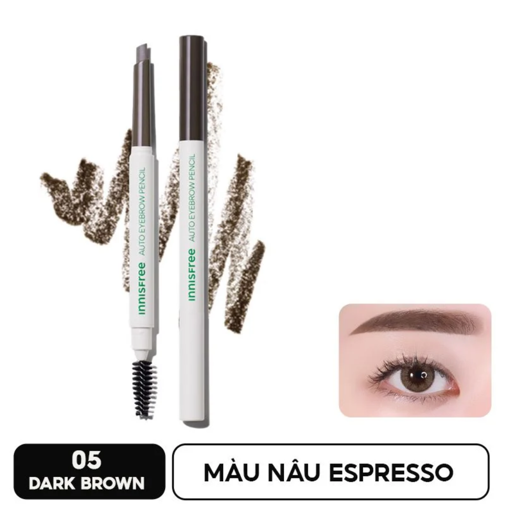 Innisfree Chì Kẻ Mày Auto Eyebrow Pencil