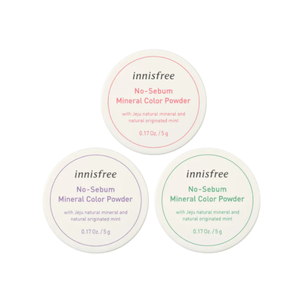 Innisfree Phấn Phủ Kiềm Dầu No-Sebum Mineral Color Powder 5g