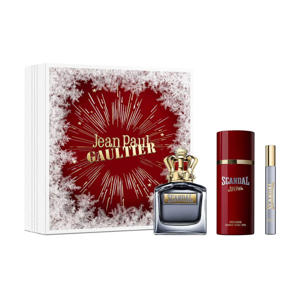 Jean Paul Gaultier Scandal Pour Homme EDT 100ml + Deodorant Spray + 10ml - Giftset
