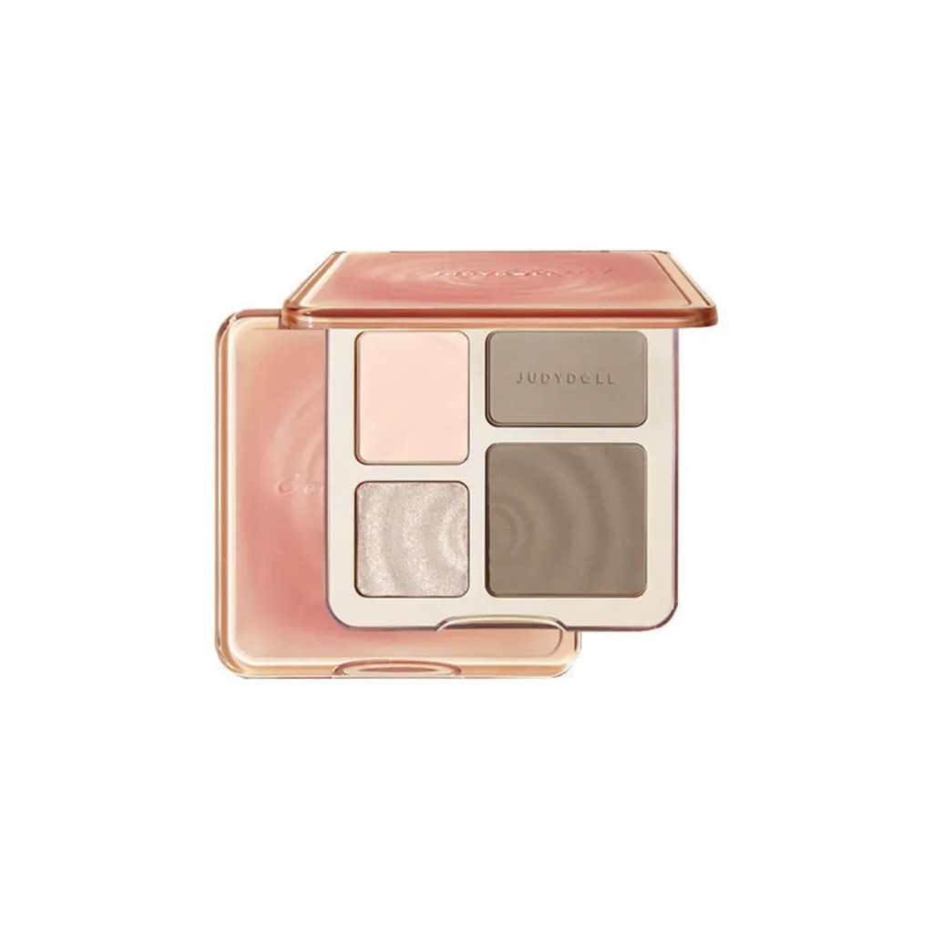 JUDYDOLL Bảng Tạo Khối 4 ô Highlight & Contour (CT)