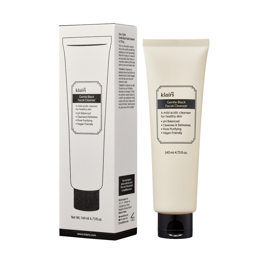 Klairs Sữa rửa mặt Gentle Black Facial Cleanser Mini - 20ml