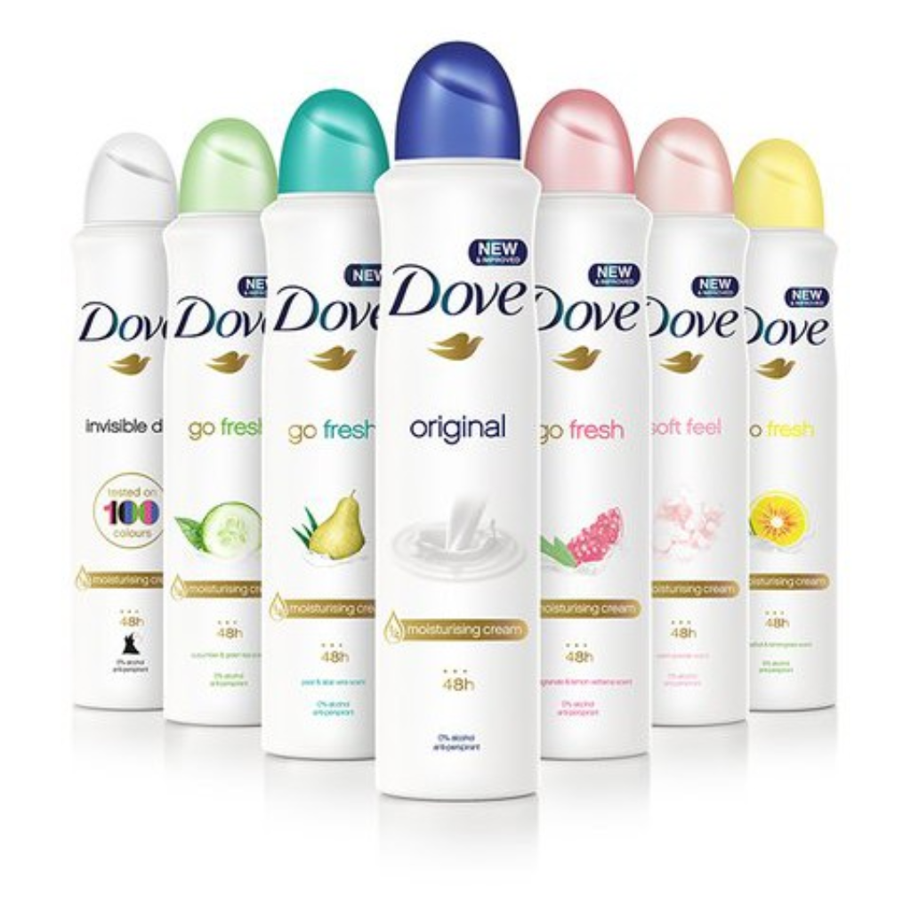 Dove Xịt Khử Mùi 150ml