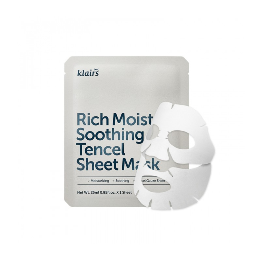 DL - 01/2026 - Klairs Mặt Nạ giấy Rich Moist Soothing Tencel Sheet Mask 25ml