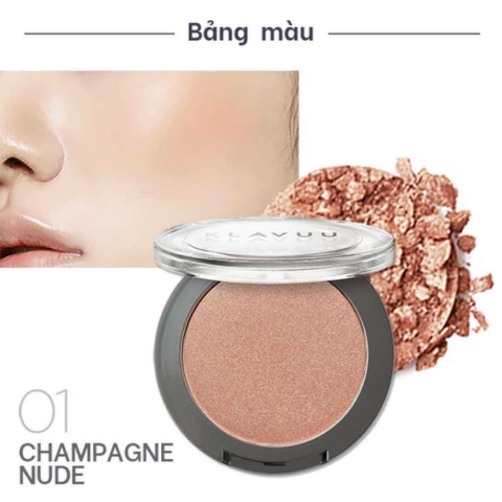 Klavuu Phấn Má Urban Pearlsation Natural Powder Blusher