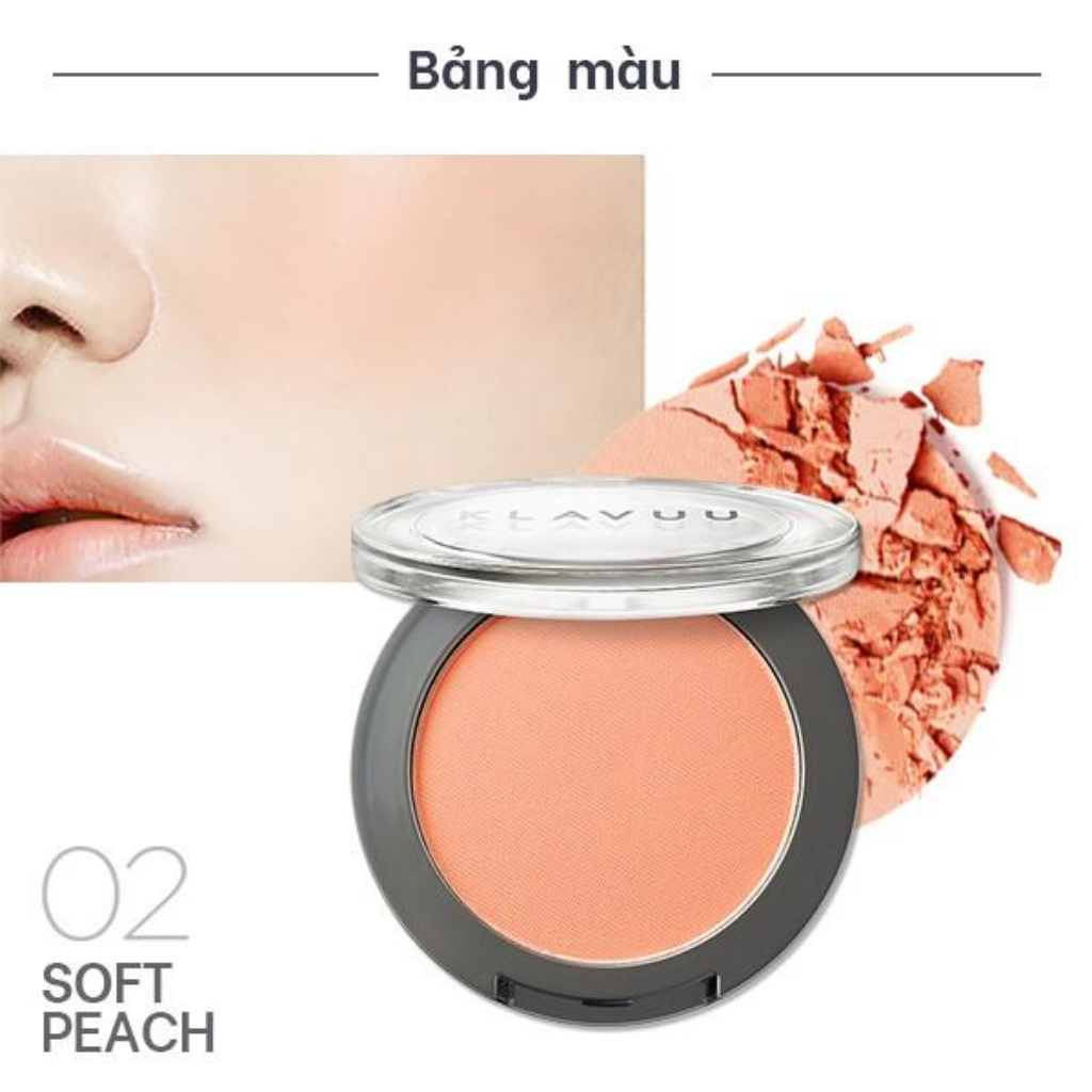 Klavuu Phấn Má Urban Pearlsation Natural Powder Blusher