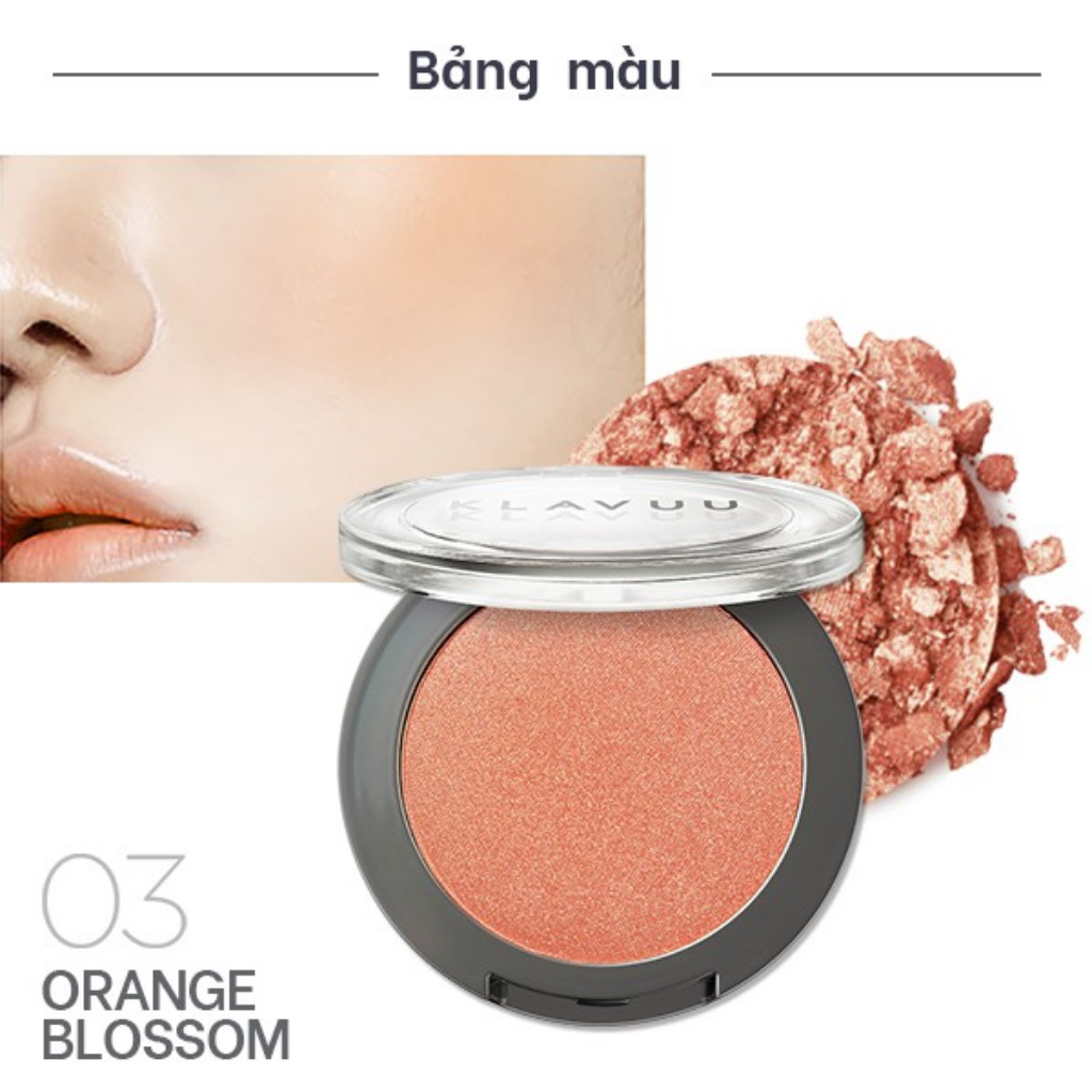 Klavuu Phấn Má Urban Pearlsation Natural Powder Blusher