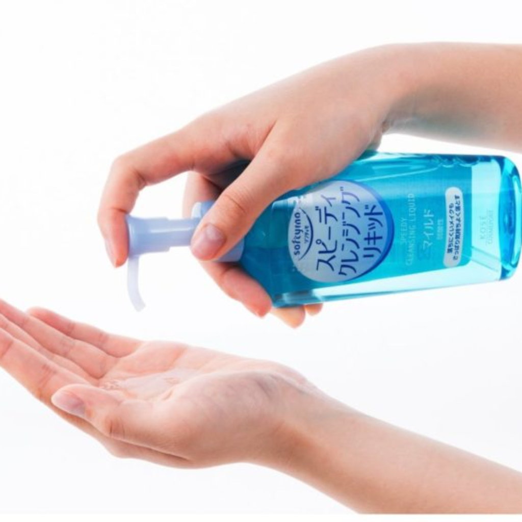 KOSE Nước Tẩy Trang Softymo Làm Sạch Nhanh (Xanh) - Túi Refill 200ml