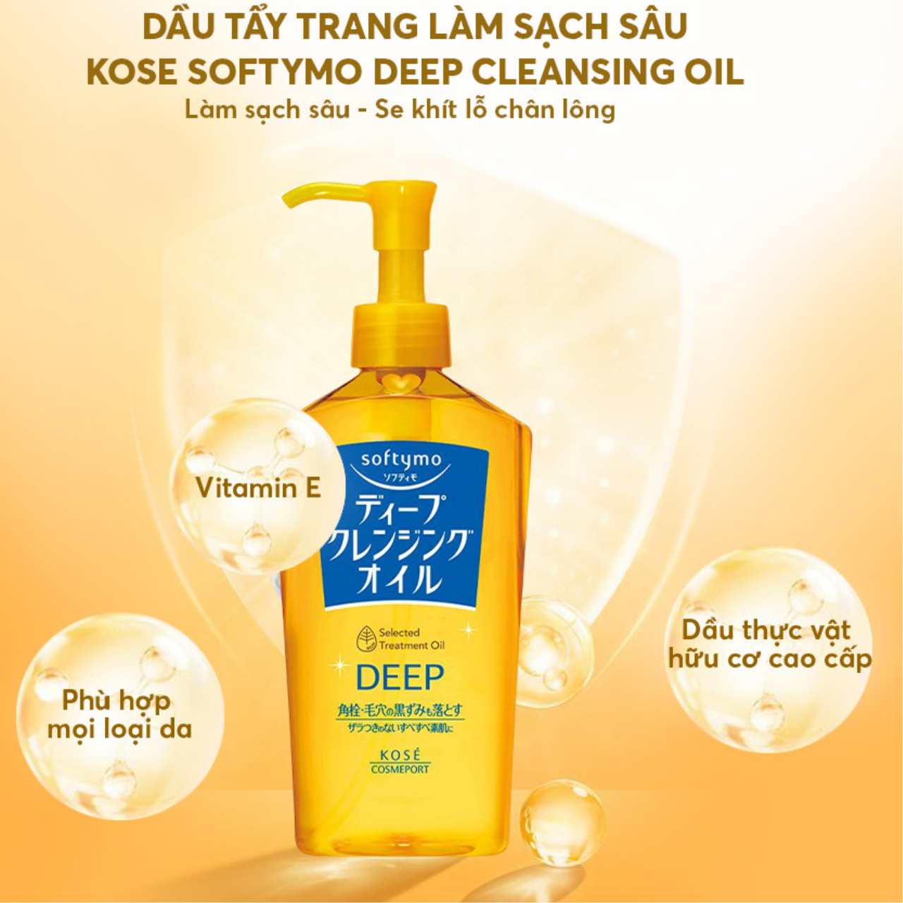 Kosé Softymo Dầu Tẩy Trang Deep Cleansing Oil