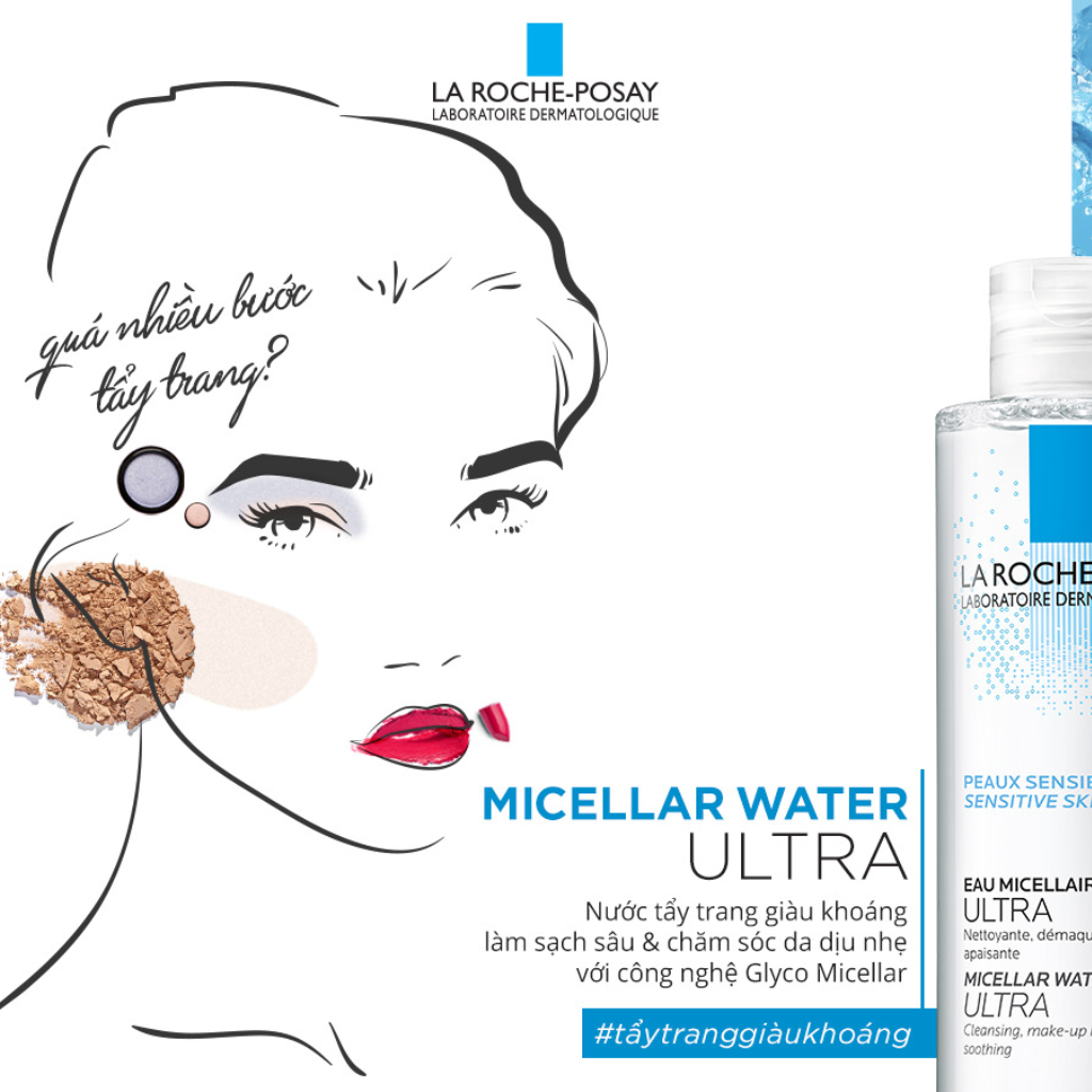 La Roche-Posay Nước Tẩy Trang Da Nhạy Cảm Micellar Water Sense