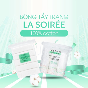 La Soiree Bông Tẩy Trang 500 miếng
