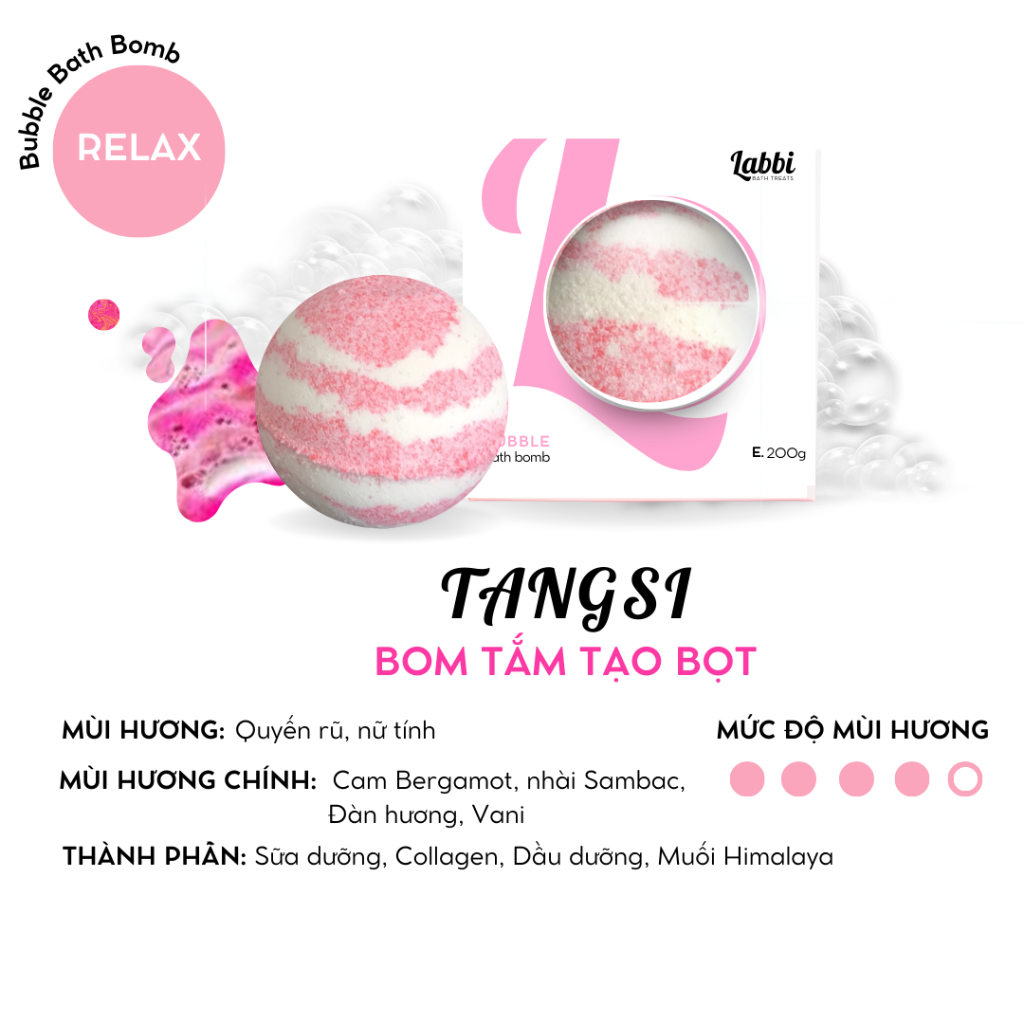 Labbi Bubble Bath Bomb