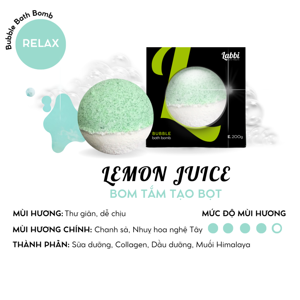 Labbi Bubble Bath Bomb