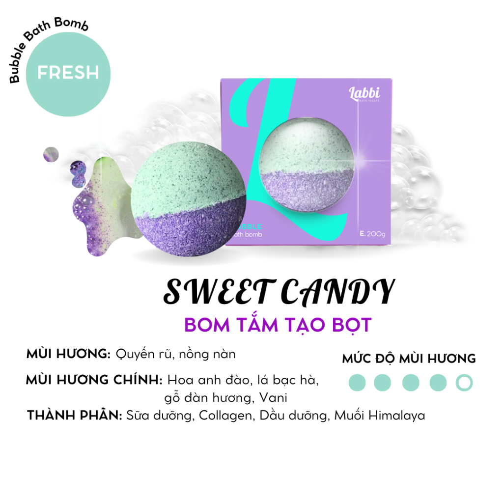 Labbi Bubble Bath Bomb
