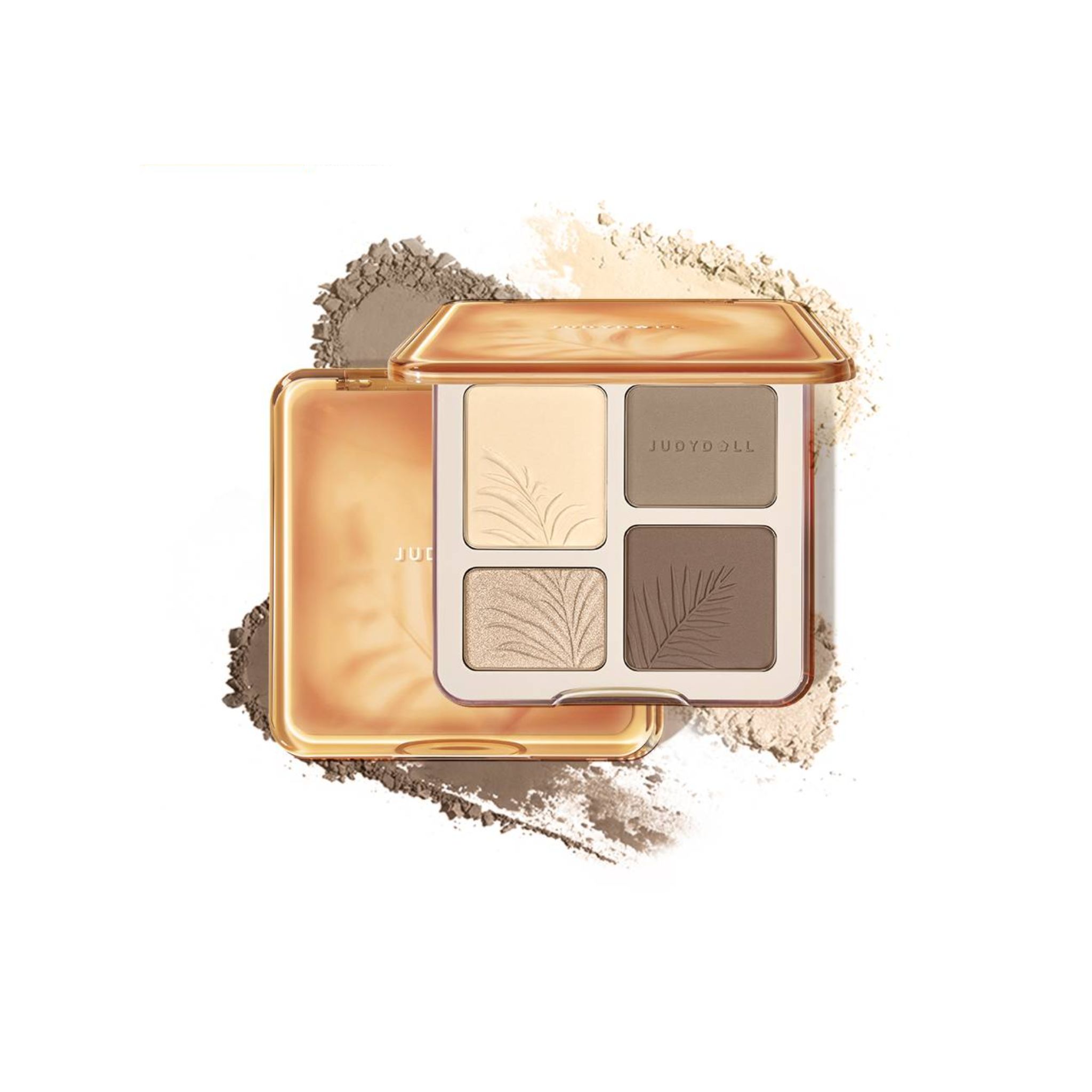 JUDYDOLL Bảng Tạo Khối 4 ô Highlight & Contour (CT) - 02