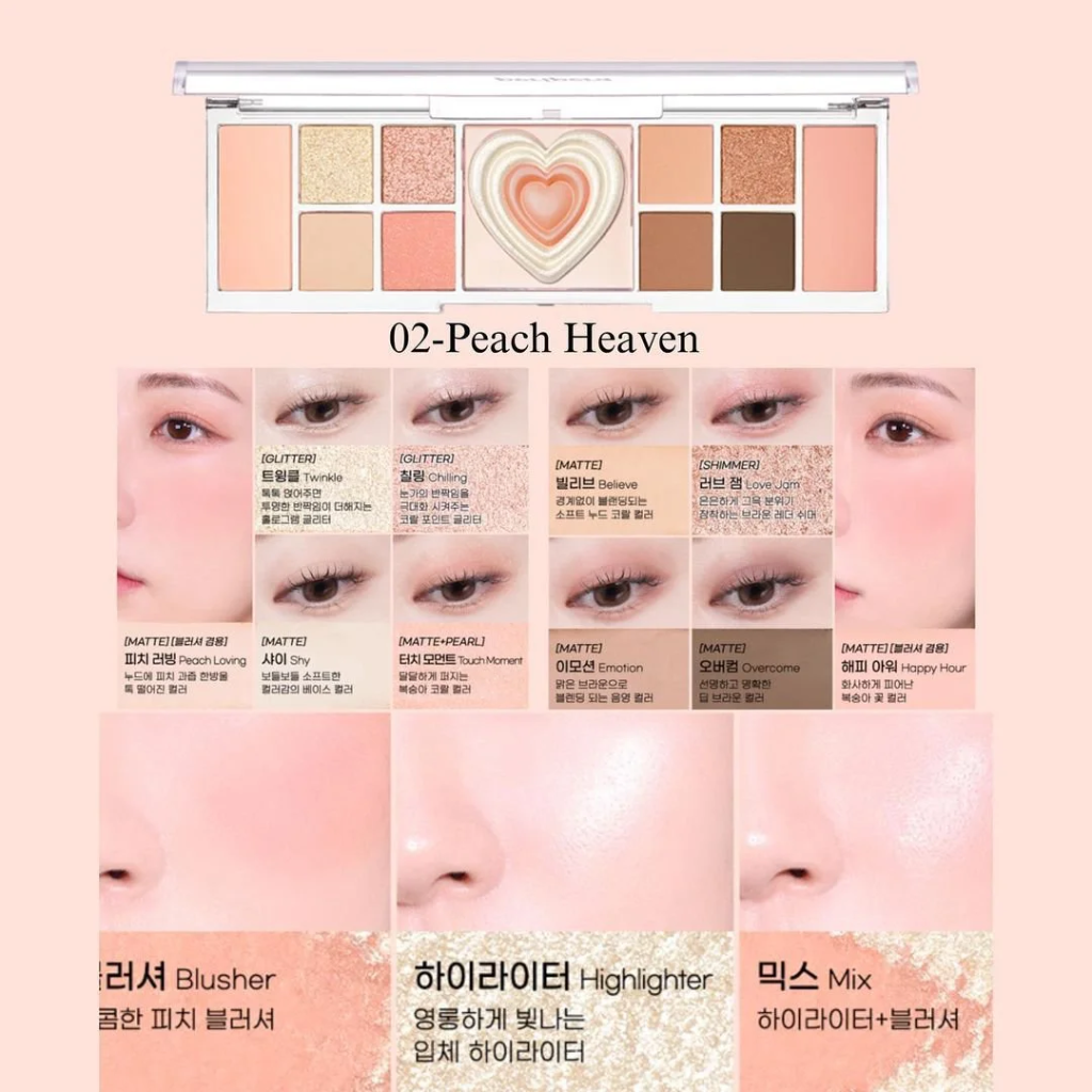 Peripera Màu Mắt All Take Mood Like Palette D/C