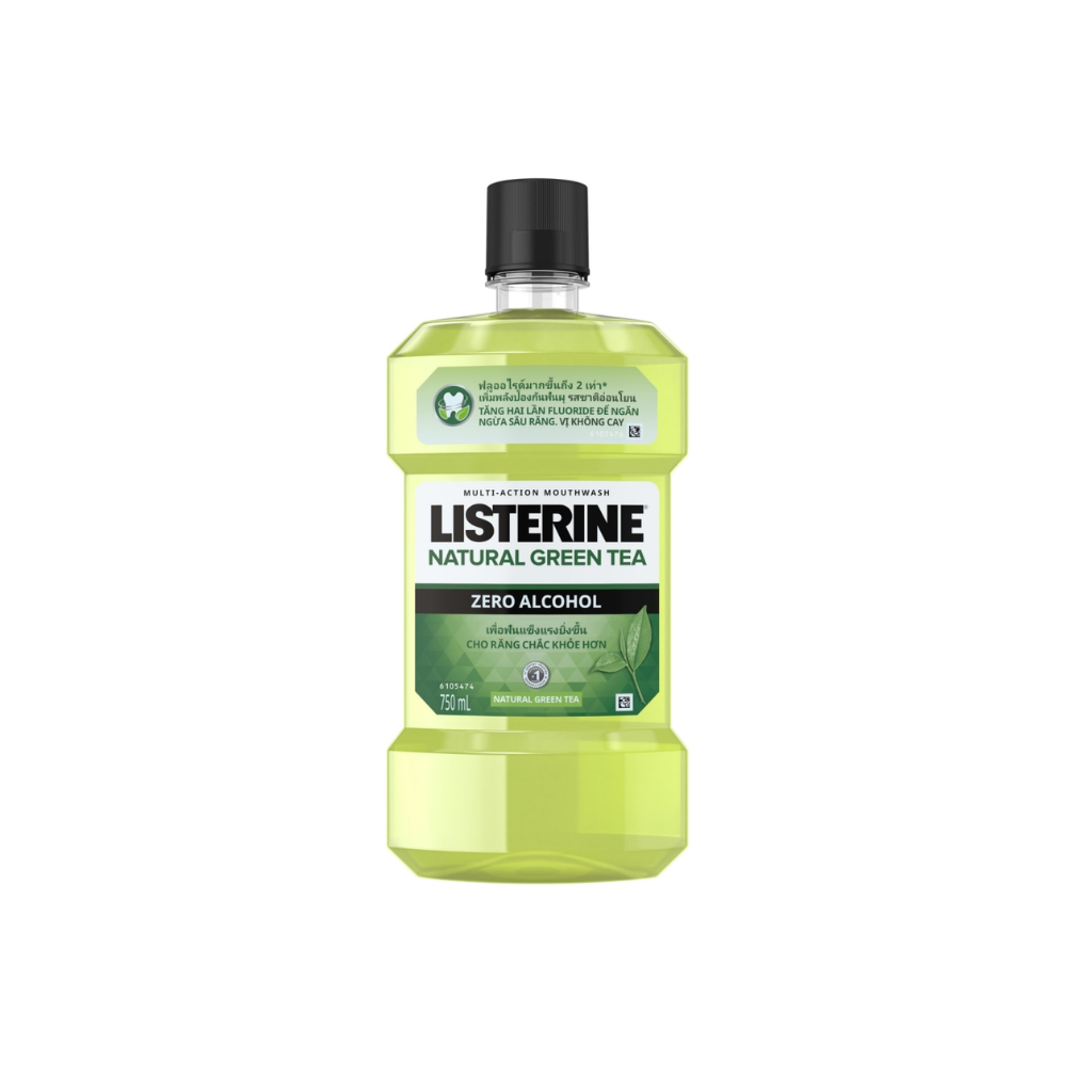 BMT 11/2026 - Listerine Nước Súc Miệng Natural Green Tea - 250ml