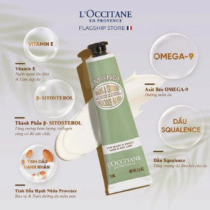 L'Occitane Kem Dưỡng Tay Kem Tay En Provence Hạnh Nhân 75ml