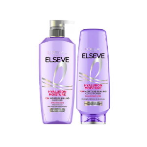 L'oreal Elseve Set Gội - Xả Hyaluron Moisture 400ml