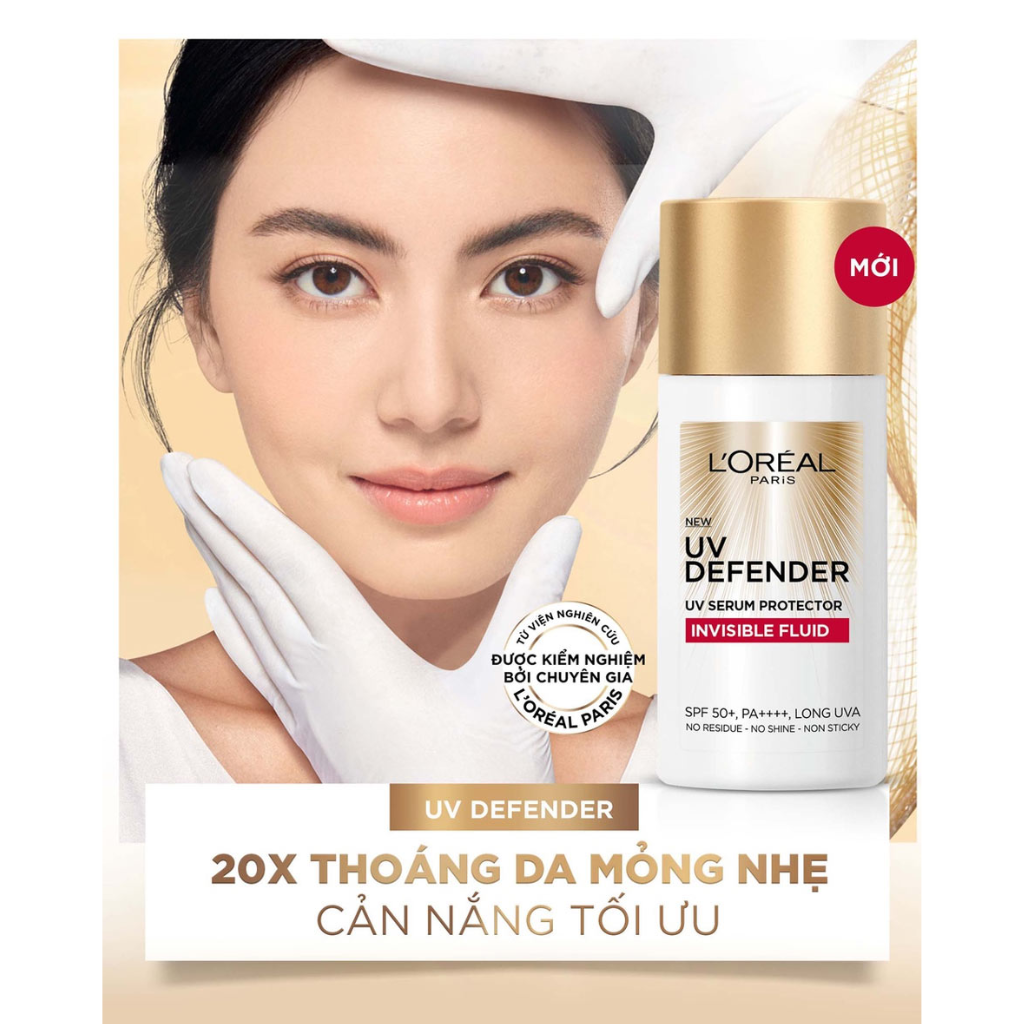 L'Oreal Kem Chống Nắng 20x UV DEFD Shaka 50ml (Đỏ)