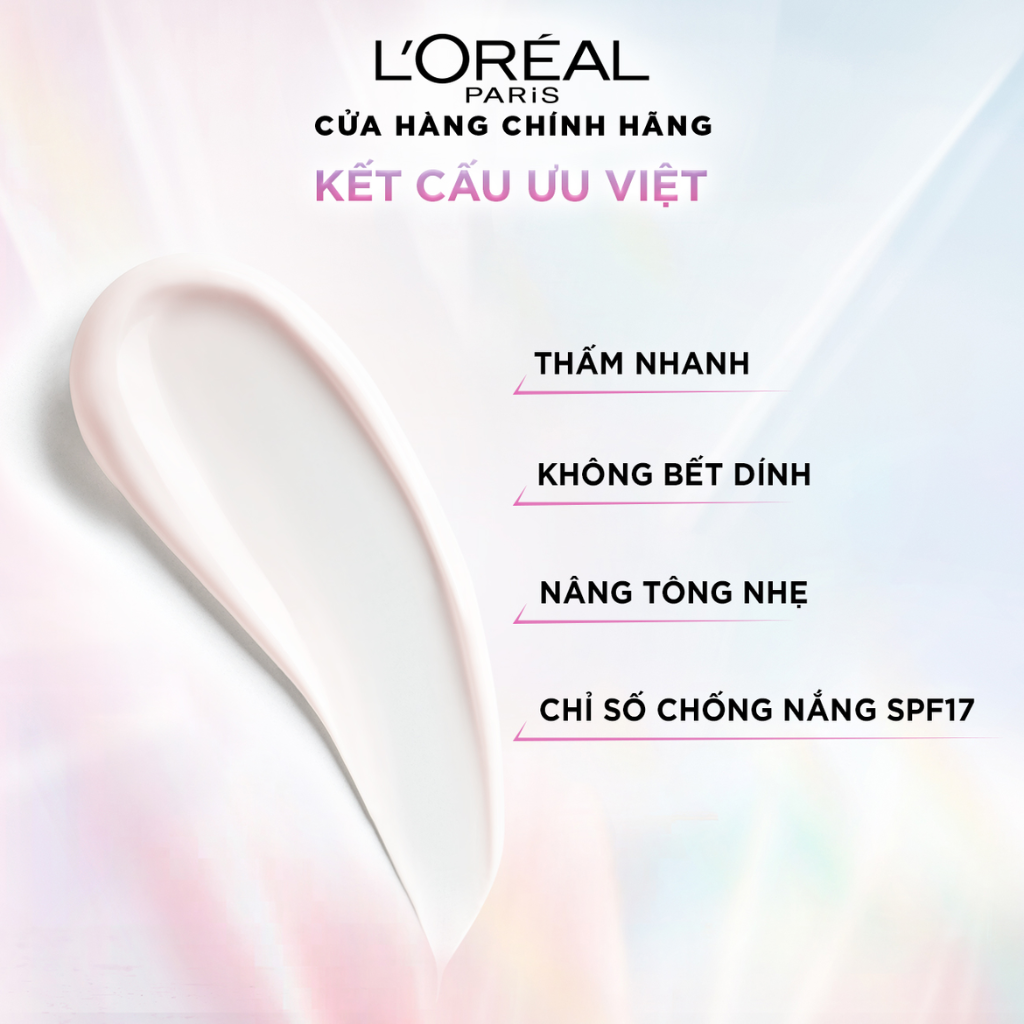 L'Oréal Paris Kem Dưỡng Glycolic-Bright Glowing Cream Day SPF 17+