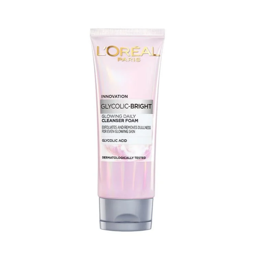 L'Oreal Sửa Rửa Mặt Paris Glycolic Bright 100ml