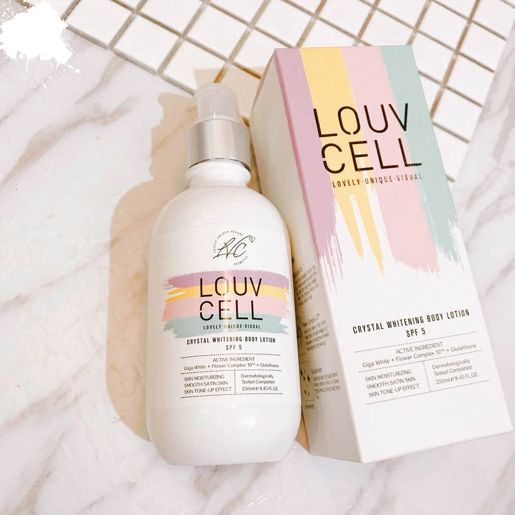 Louvcell Sữa Dưỡng Thể Whitening Body Lotion 250ml
