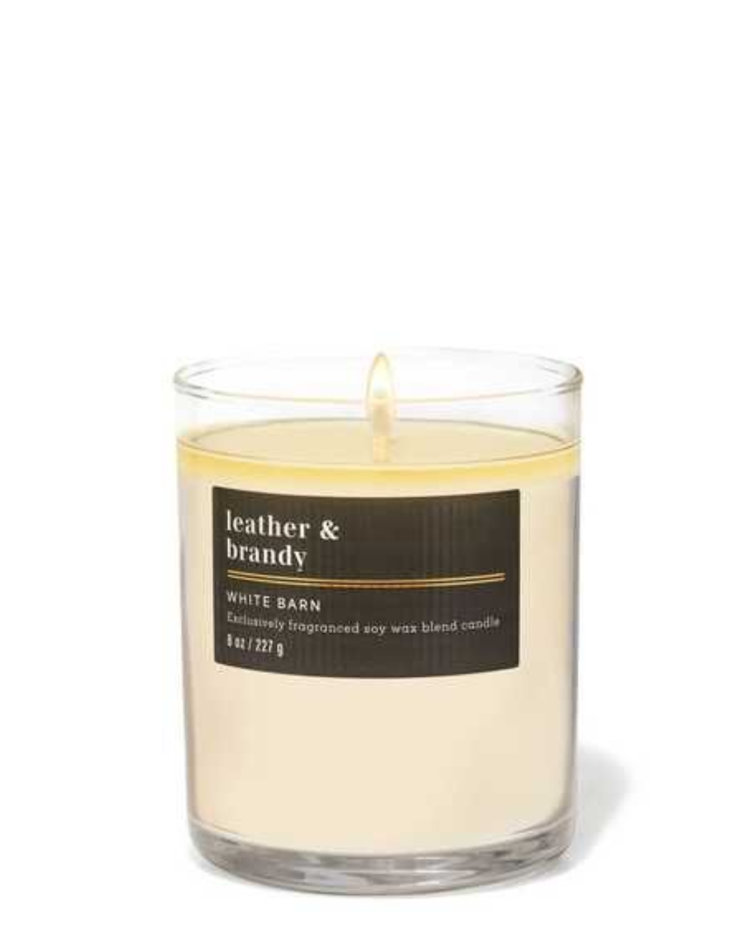 Bath & Body Works Nến thơm 1 bấc - Leather & Brandy