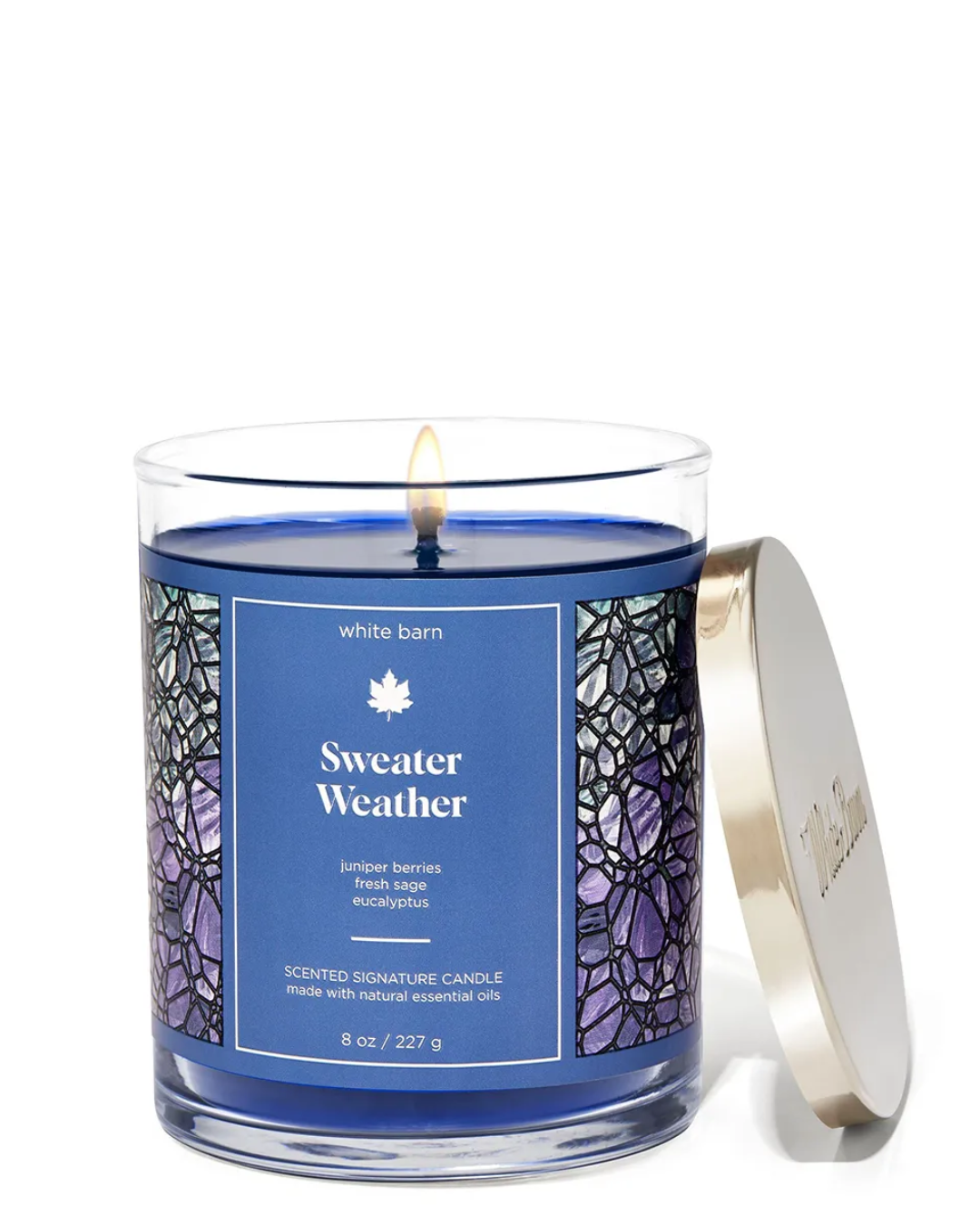 Bath & Body Works Nến 1 Bấc - Sweater Weather