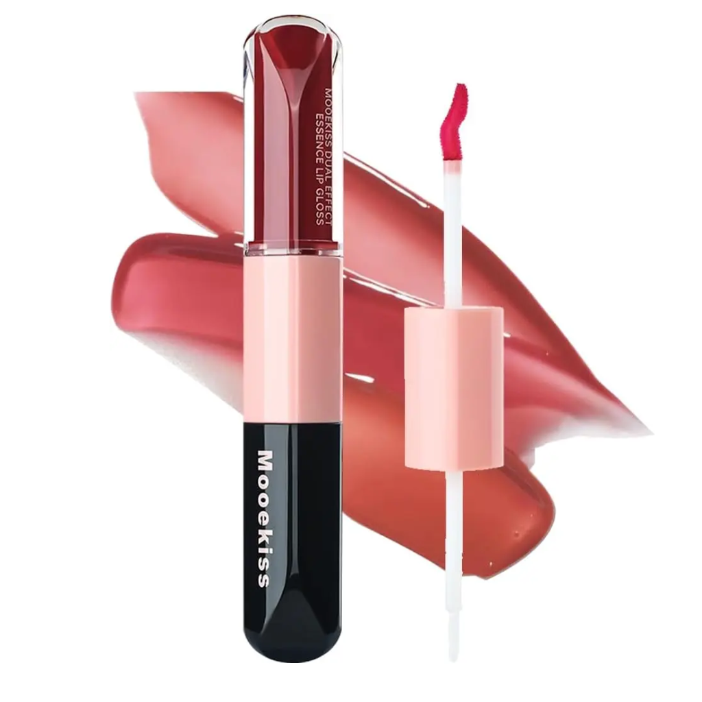 Mooekiss Son Kem Hai Đầu Dual Effect Lip Gloss - D07