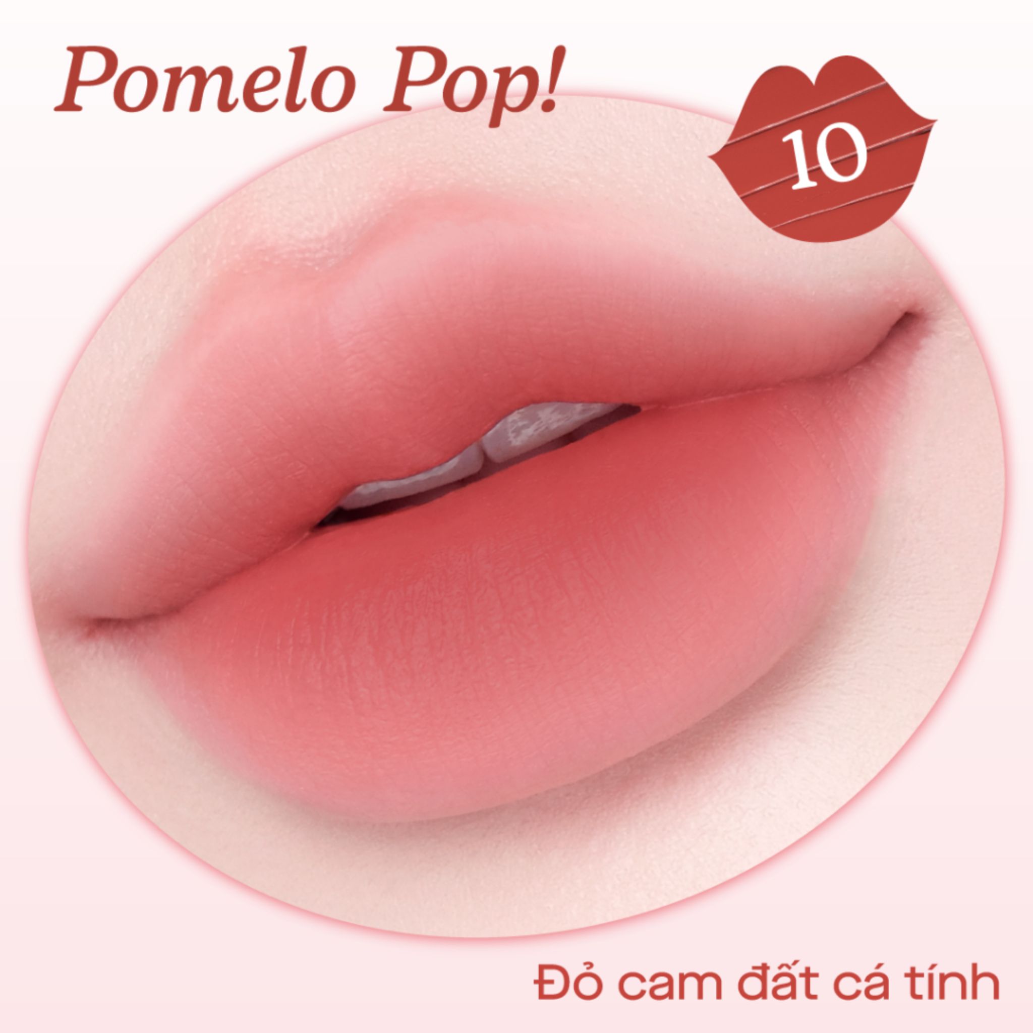 Son kem GSLAY Sorbet Lip Cream - Pomelo Pop