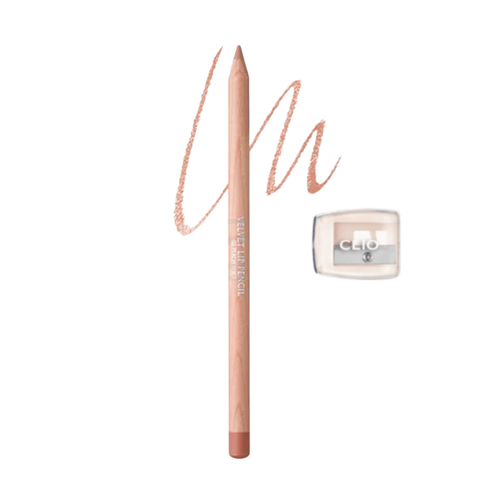 Clio Chì Kẻ Viền Môi Velvet Lip Pencil - 13 Muted Mauve + Đồ Chuốt