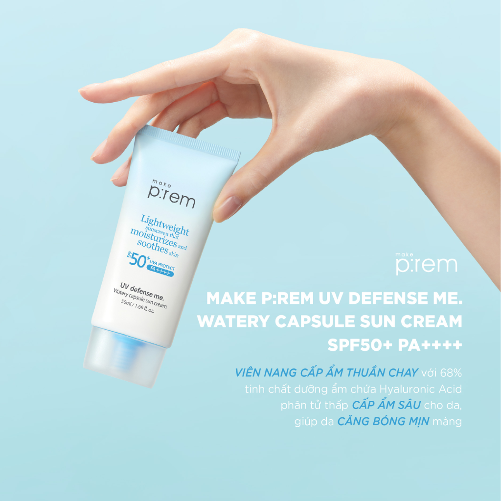 BMT 7/2026 - Make P:rem Kem Chống Nắng Watery Capsule 50ml