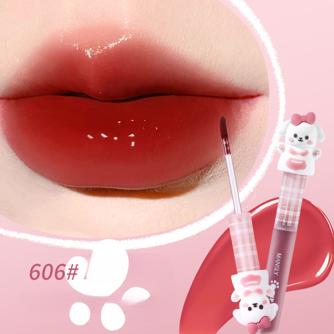 MANSLY Son Kem Bóng Mirror Lip Glaze D/C