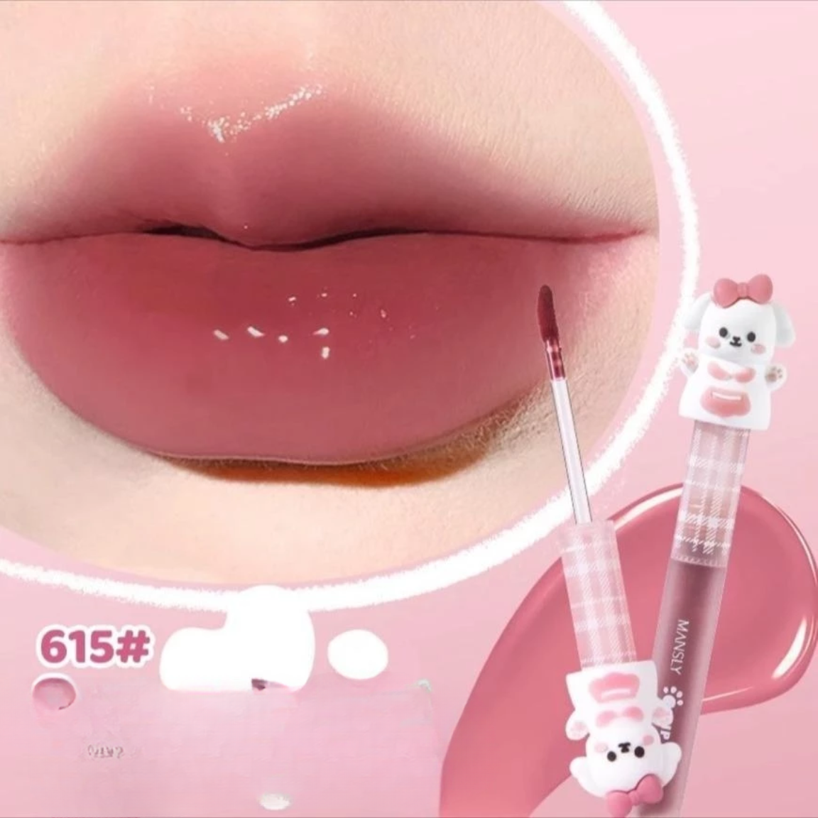 MANSLY Son Kem Bóng Mirror Lip Glaze D/C