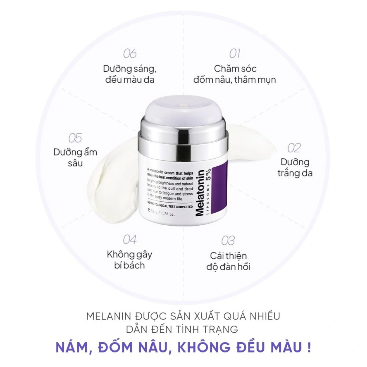 Maxclinic Kem Dưỡng Melatonin Liposome 5% Time Return Cream 50g