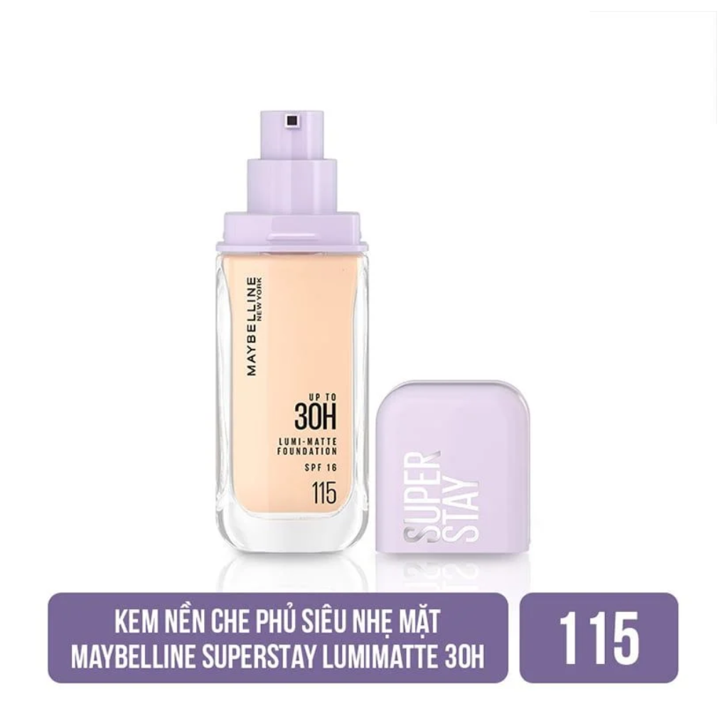 Maybelline Kem Nền Superstay Lumi Matte #120