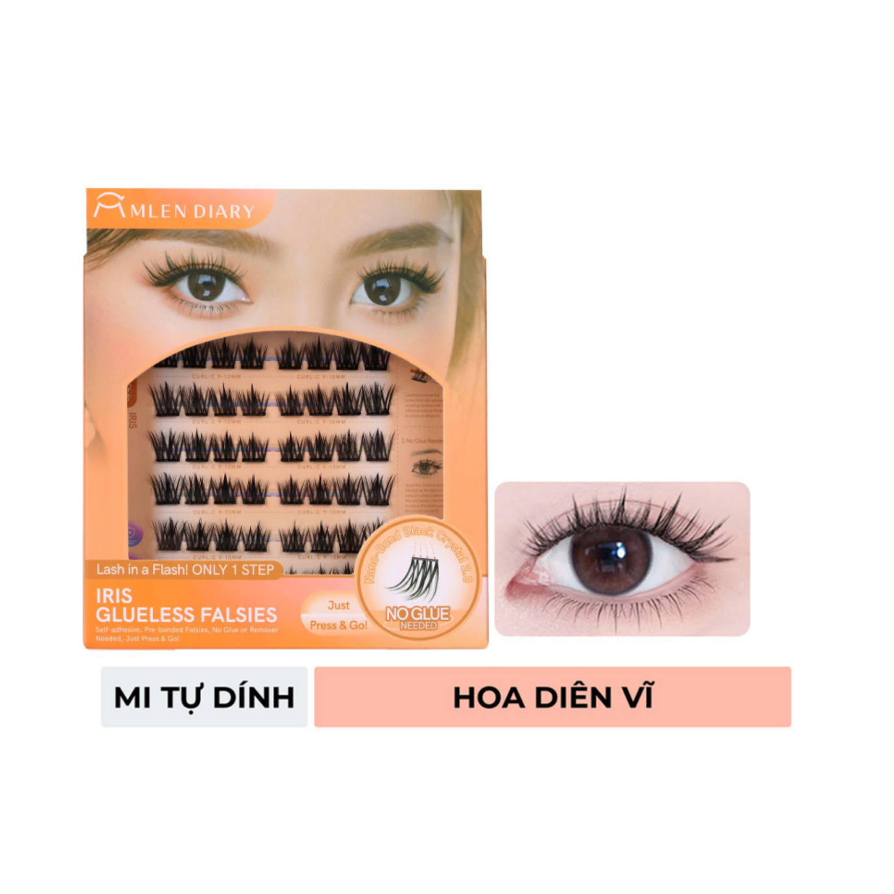 Mlen Diary Mi tự dính - Hướng Dương bản Trung hộp Nhỏ