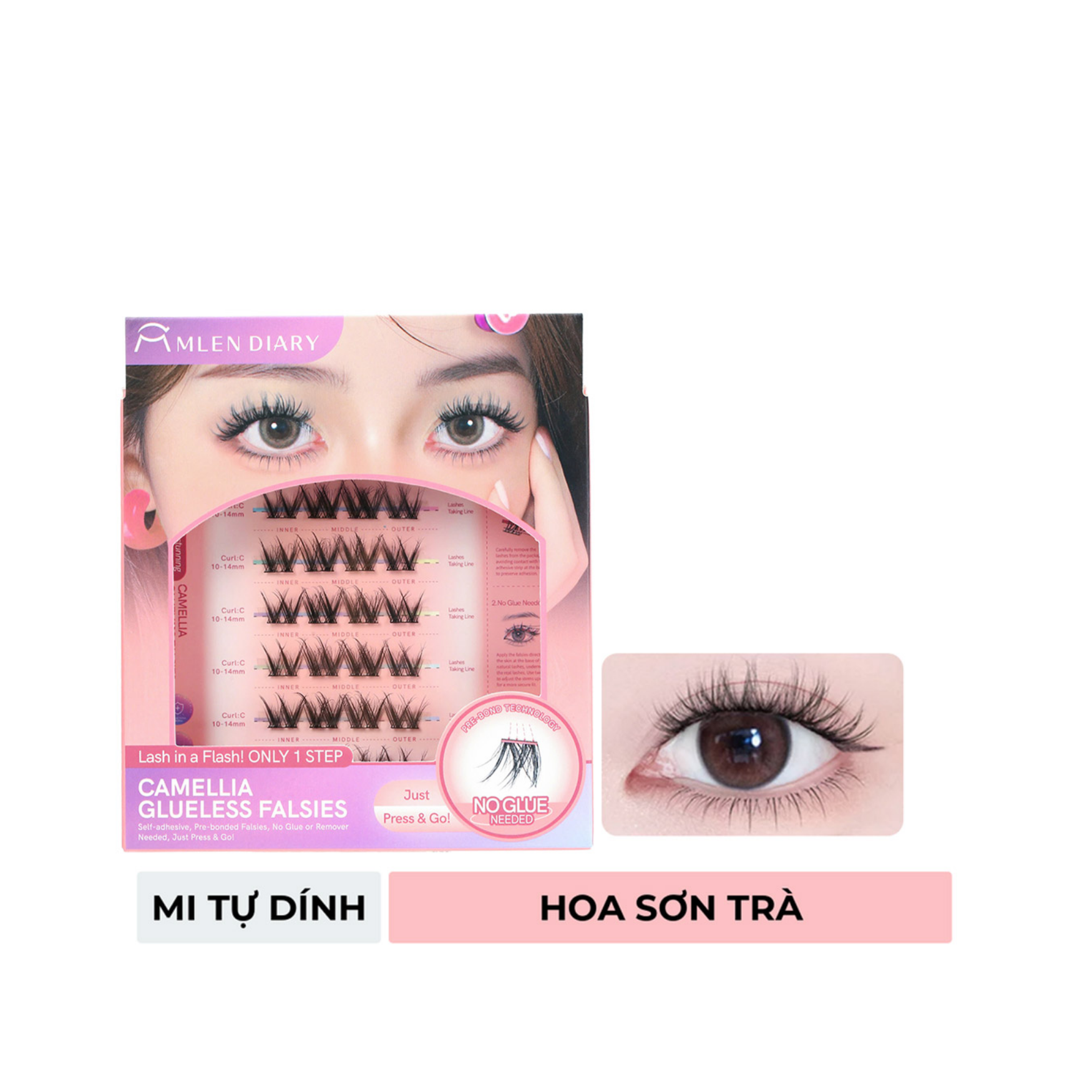 Mlen Diary Mi tự dính - Hướng Dương bản Trung hộp Nhỏ