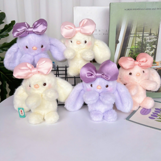 Móc Khoá Thỏ Đeo Nơ