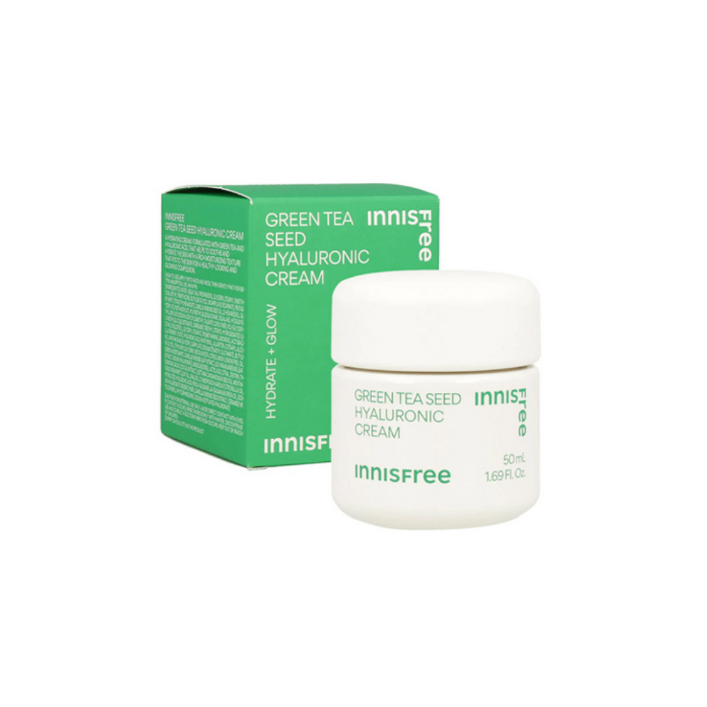 (Mới) Innisfree Kem Dưỡng Green Tea Seed Hyaluronic Cream 50ml
