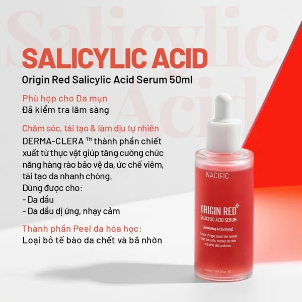 Nacific Origin Red Salicylic Acid Serum Mini - 20ml