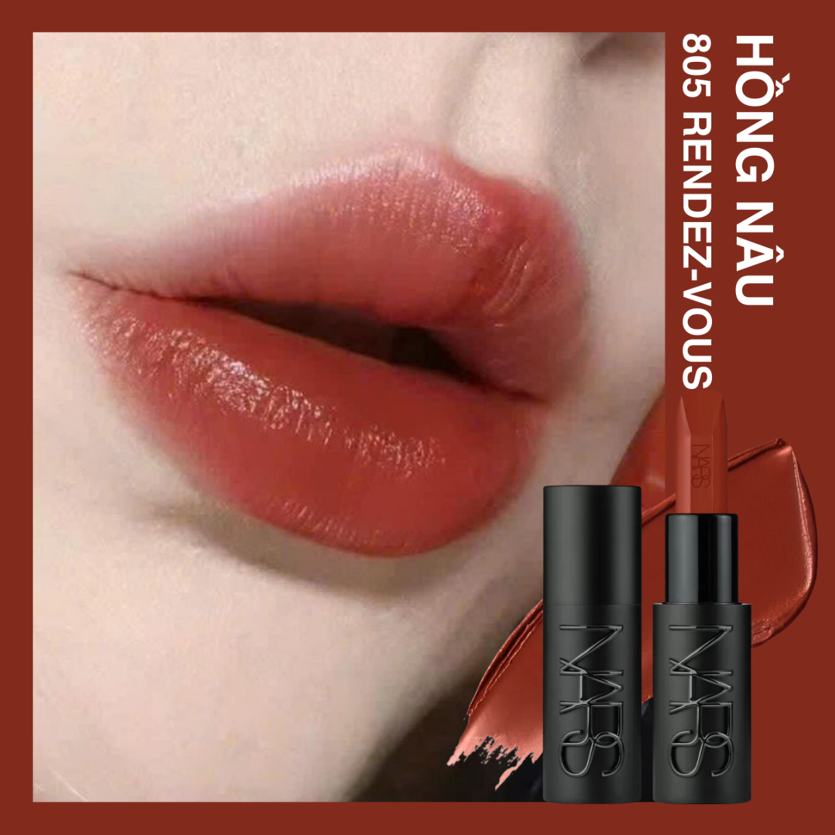 Nars Explicit Lipstick Rouge (Vỏ Đen)