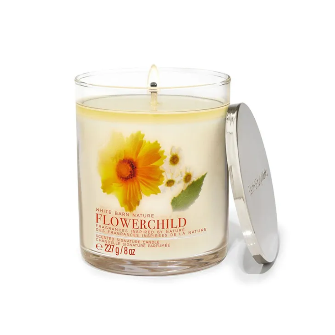 Bath & Body Works Nến thơm 1 bấc - Flowerchild